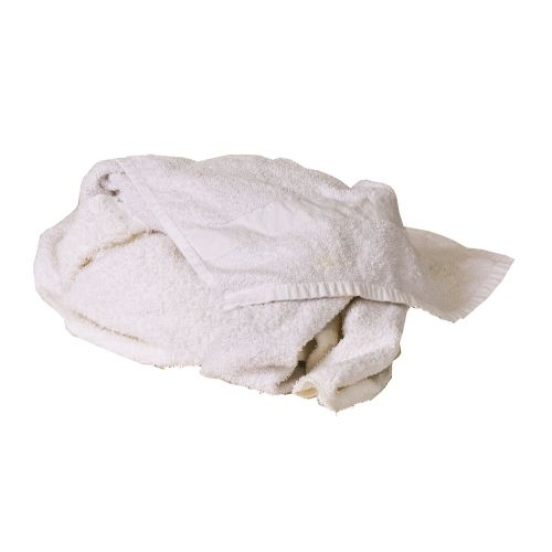Terry Rags, White